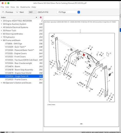 parts for john deere 315 skid steer|jd 315 disc.